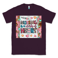 Plum nursing is a work of heart tumbler Classic Tee - BundleAndBundleShop