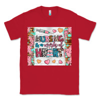 Red nursing is a work of heart tumbler Classic Tee - BundleAndBundleShop