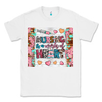 White nursing is a work of heart tumbler Classic Tee - BundleAndBundleShop