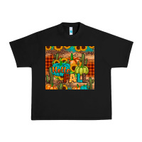 Black hello fall pumpkin Urban Heavy Tee - JahusDesignShop