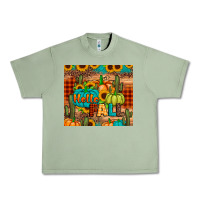 Oil Green hello fall pumpkin Urban Heavy Tee - JahusDesignShop