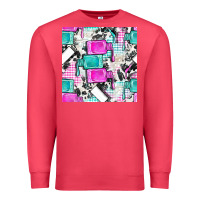 Cardinal nail polish with cowhide and plaid seamless pattern bbs Premium Sweatshirt - BundleAndBundleShop