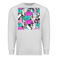 Dove Grey nail polish with cowhide and plaid seamless pattern bbs Premium Sweatshirt - BundleAndBundleShop