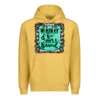 Antique Gold whiskey bent hell bound Premium Hoodie - AdoDesignShop