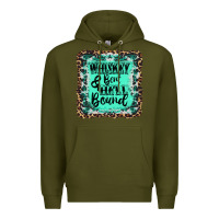Army Green whiskey bent hell bound Premium Hoodie - AdoDesignShop