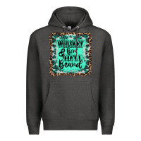 Charcoal Heather whiskey bent hell bound Premium Hoodie - AdoDesignShop