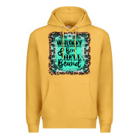 Mustard whiskey bent hell bound Premium Hoodie - AdoDesignShop