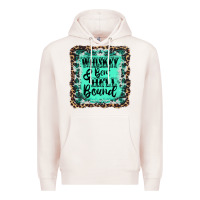 Pale Pink whiskey bent hell bound Premium Hoodie - AdoDesignShop