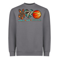 Storm peace love basketball Heavyweight Sweatshirt - CowhideDigitalArt