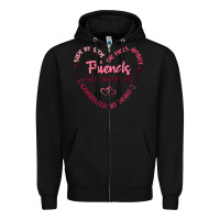 Black side by or miles apart friends will always be conn Zipper Hoodie - MaliasSmallBusiness