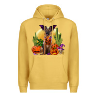 Antique Gold Halloween german shepherd Premium Hoodie - RanaPortraitStore