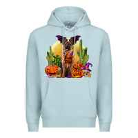 Blue Mist Halloween german shepherd Premium Hoodie - RanaPortraitStore