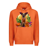 Carrot Halloween german shepherd Premium Hoodie - RanaPortraitStore
