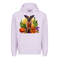 Lilac Halloween german shepherd Premium Hoodie - RanaPortraitStore