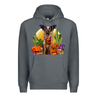 Rock Halloween german shepherd Premium Hoodie - RanaPortraitStore