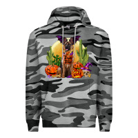 Slate Camo Halloween german shepherd Premium Hoodie - RanaPortraitStore