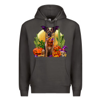 Smoke Halloween german shepherd Premium Hoodie - RanaPortraitStore