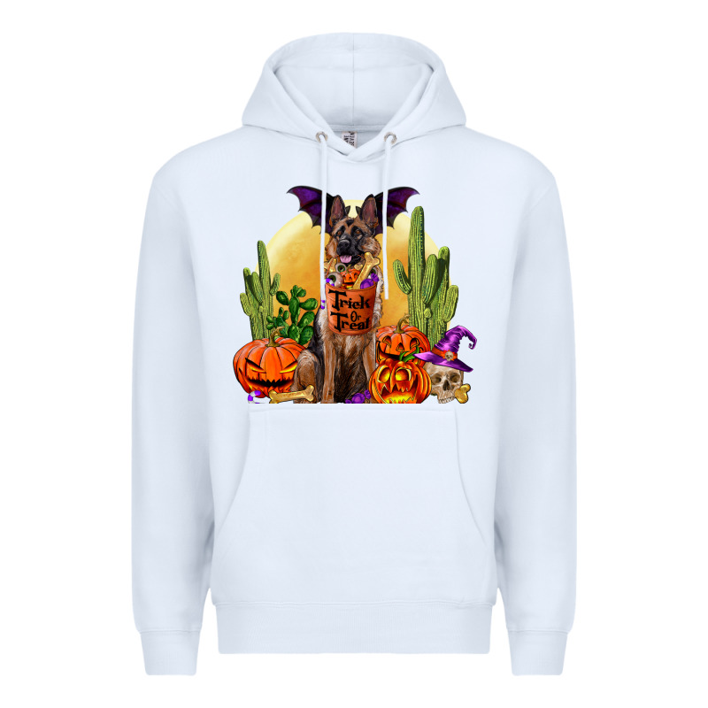 Halloween German Shepherd Premium Hoodie by RanaPortraitStore | Teevron