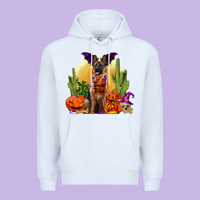 Halloween German Shepherd Premium Hoodie Designed By Ranaportraitstore