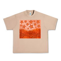 Burro orange glitter star Urban Heavy Tee - JahusDesignShop