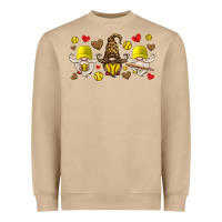 Mushroom softball gnome Heavyweight Sweatshirt - HRA Design Shop