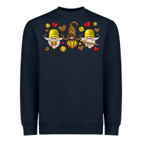 Navy softball gnome Heavyweight Sweatshirt - HRA Design Shop