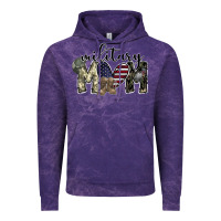 Cloud Purple military mom Vintage Hoodie - SublimationCraftShop