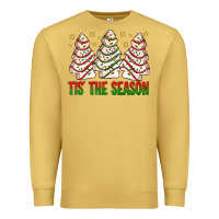 Antique Gold tis' the season with christmas cakes  bbs Premium Sweatshirt - BundleAndBundleShop