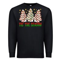 Black tis' the season with christmas cakes  bbs Premium Sweatshirt - BundleAndBundleShop