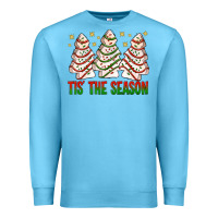 Ocean Blue tis' the season with christmas cakes  bbs Premium Sweatshirt - BundleAndBundleShop