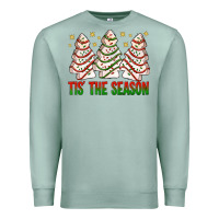 Seafoam tis' the season with christmas cakes  bbs Premium Sweatshirt - BundleAndBundleShop