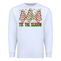 White tis' the season with christmas cakes  bbs Premium Sweatshirt - BundleAndBundleShop