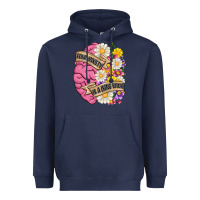 Navy your anxiety is a lying bitch Heavyweight Hoodie - MaliasSmallBusiness