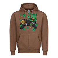 Chestnut video game st patricks day Zipper Hoodie - MaliasSmallBusiness