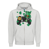 Dove Grey video game st patricks day Zipper Hoodie - MaliasSmallBusiness