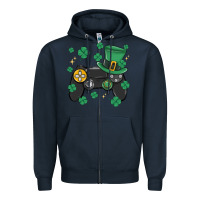 Navy video game st patricks day Zipper Hoodie - MaliasSmallBusiness