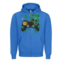 True Royal video game st patricks day Zipper Hoodie - MaliasSmallBusiness