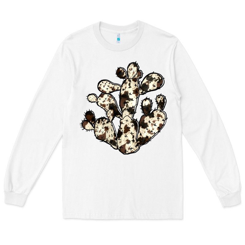 Cowhide Cactus Long Sleeve Tee by JahusDesignShop | Teevron