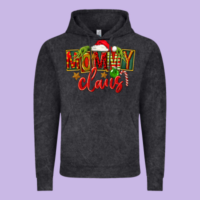 Christmas Mommy Claus Vintage Hoodie Designed By Fadigitalartstudio
