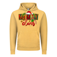 Vintage Mustard christmas mommy claus Vintage Hoodie - FaDigitalArtStudio