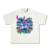 Pistachio preview flower stitch 4 th grade Urban Heavy Tee - AdoDesignShop