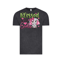 Vintage Black blessed with girls Vintage Tee - JahusDesignShop