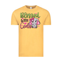 Vintage Mustard blessed with girls Vintage Tee - JahusDesignShop