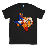 Black texas map fall Classic Tee - JahusDesignShop