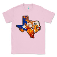 Bubblegum Pink texas map fall Classic Tee - JahusDesignShop