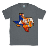 Charcoal Heather texas map fall Classic Tee - JahusDesignShop