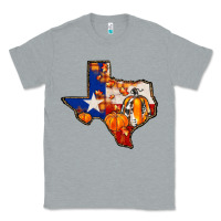 Heather Grey texas map fall Classic Tee - JahusDesignShop
