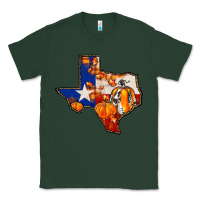 Sports Green texas map fall Classic Tee - JahusDesignShop
