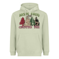 Matcha rocking around the christmas tree Heavyweight Hoodie - MaliasSmallBusiness