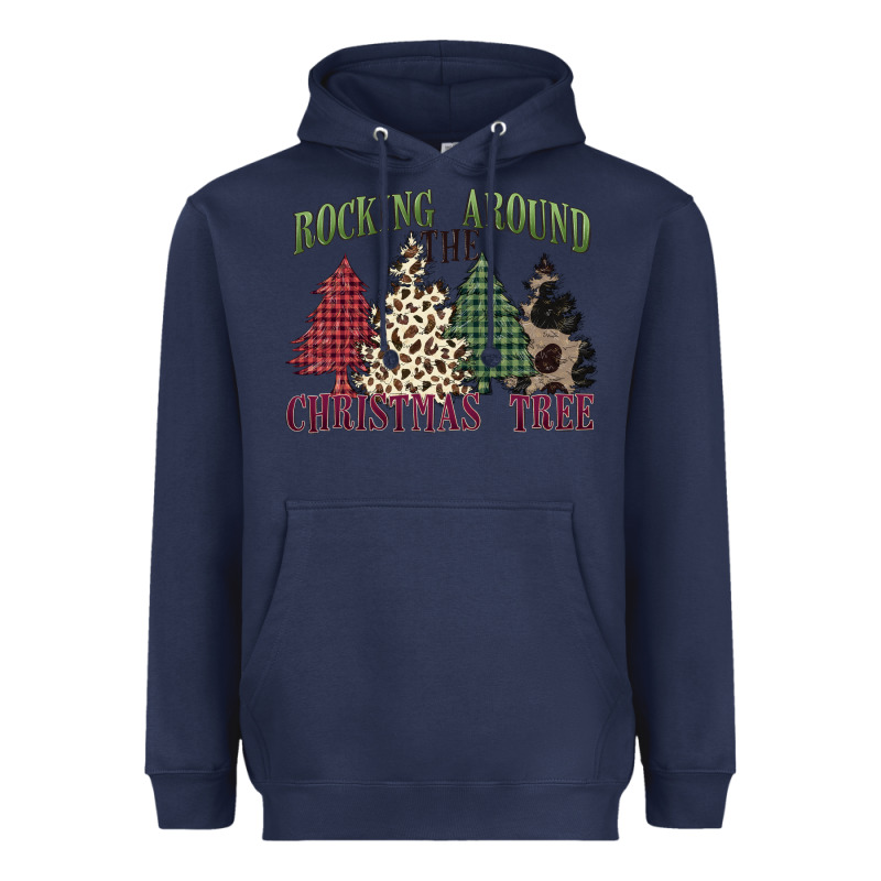 Rocking Around The Christmas Tree Heavyweight Hoodie by MaliasSmallBusiness | Teevron
